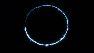 Neon Light Round Shape | GLOWING BORDER | LOOP VIDEO | BLACK SCREEN