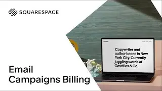 Email Campaigns Billing Tutorial | Squarespace 7.0