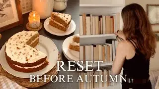 Reset before Autumn | Cleaning, Baking Carrot Cake, dreamy walk in Cotswolds, Slow living UK Vlog