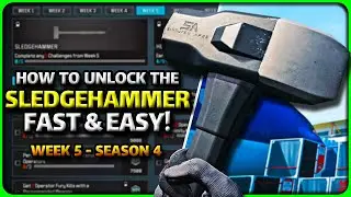 How To Unlock The Sledgehammer Fast & Easy in Week 5 Season 4 MW3