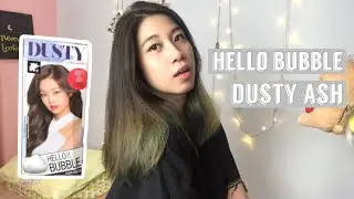 i dyed my hair using BLACKPINK hair dye | MISE EN SCENE HELLO BUBBLE (dusty ash)