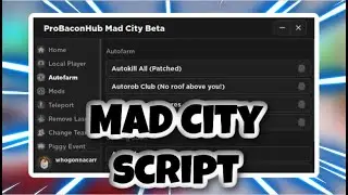 [NEW] Mad City Script | Infinite Money | Auto Farm | Remove Lasers | AND MORE | PASTEBIN