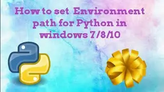 How to Add Python Path to Environment Variables in Windows 7 || Tamil