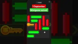 1 September hamster kombat daily minigame code today 