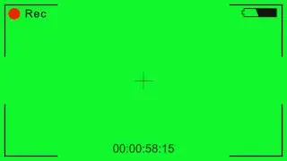 Video Camera recording - green screen effect