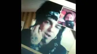 James Michael, Nikki Sixx, and Jacoby Shaddix Video Chatting