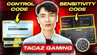 🔥(New 2.3) TACAZ Sensitivity 2022 & Tacaz new 4 finger control code/Tacaz sensitivity code Pubg/Bgmi