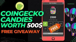 Win Coingecko Airdrop Worth $500 | Claim Your Coingecko Candies & Giveaway Rewards Now!