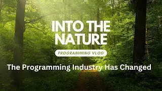 The Programming Industry has Changed