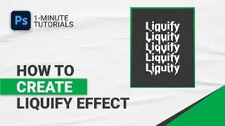 How To Create Liquify Text Effect in Photoshop