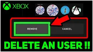 Xbox Series X/S How to DELETE USERS!