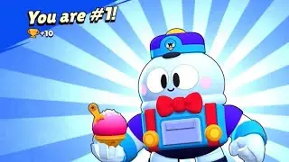 Amazing Lou gameplay in Solo Showdown in Brawl Stars! 😎🏆☃️❄️