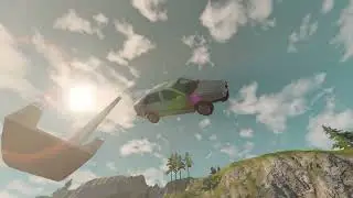 Car vs Mega Ramp (Mitsubishi, Škoda, Volkswagen)