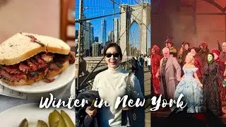 NYC Vlog ep.11 | Wicked🧙 • Brooklyn Bridge • ￼Katz🥪