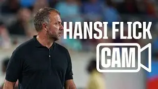 👀🎥 UP CLOSE | HANSI FLICK from the TOUCHLINE vs MANCHESTER CITY 🔵🔴