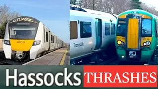 Class 700 & 377 Thrashes, Tones, Close ups @ Hassocks 7 Feb 2022