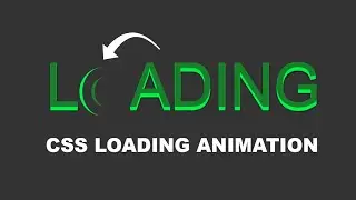 Awesome CSS Loading Animation with Text