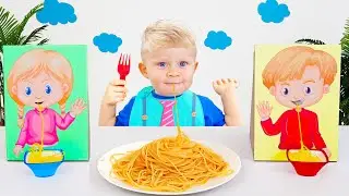 Диана и Рома показывают Оливеру Как правильно себя вести | How to behave for kids
