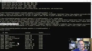 Automating a Speedtest in Windows