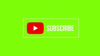 Top 25 | Green Screen Animated Subscribe Button No Copyrightright