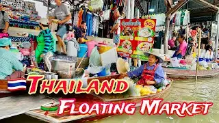 2024🇹🇭Thailand! Explore the Floating Market!