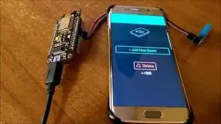 ESP8266 nodemcu arduino + Blynk send notification EVENTOR Widget