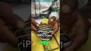 iPhone 11 Broken Back Glass Change ✅ #iphone #iphone11