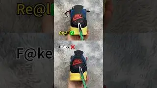 Real Vs Fake Off-Noir Jordan 4 #shorts #sneakerhead #viral