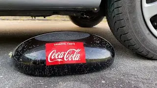 Crushing Crunchy & Soft Things by Car! EXPERIMENT  Car vs BIG EGG, Coca Cola, Fanta, Mirinda Balloon