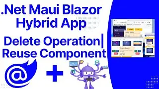 .Net Maui | Blazor Hybrid App | Confirm Dialog Box | Delete Operation