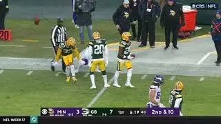 Jaire Alexander hits the griddy on Justin Jefferson & Kirk Cousins PICK 6