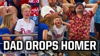 Kid cries because dad dropped home run ball, a breakdown