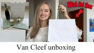 Van Cleef and Arpels unboxing | Van Cleef Diamond Alhambra
