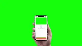 Оплата Apple Pay с Face ID Футажи для видеомонтажа на зелёном фоне Green Screen