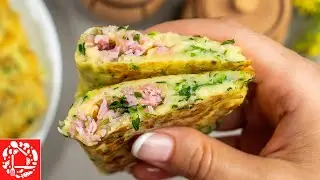 Они такие вкусные, что сводят меня с ума! Супер Рецепт Из Кабачков с Колбасой и Сыром