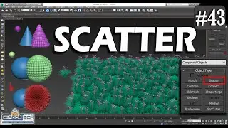 #43 || SCATTER COMPOUND OBJECT IN 3DS MAX || 3DS MAX FULL Tutorials in Hindi ||