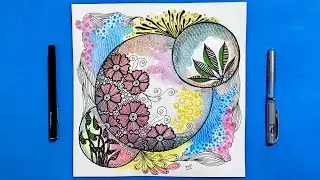 Mind-Blowing Circular Zentangle || Create Stunning Zen Doodles Today!