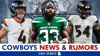 MAJOR Cowboys Rumors: Dalvin Cook To Cowboys, Tyus Bowser Visit + Zach Wilson Trade & RB Targets?