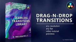 Seamless Transitions Macros ( DaVinci Resolve Template )