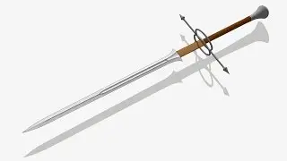 SketchUp sword 2, speed 3D model Greatsword