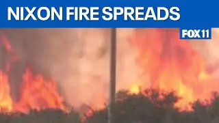 Nixon Fire forces evacuations