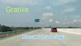 Jalan Tol Solo-Jogja Hari ini dibuka Secara Fungsional //Mudik Lebaran 2024