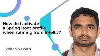 How do I activate a Spring Boot profile when running from IntelliJ?