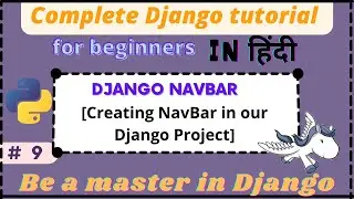 part-9 | How to add NavBar in Django Project | Add navbar | Django | navbar | #Python_Coderssss