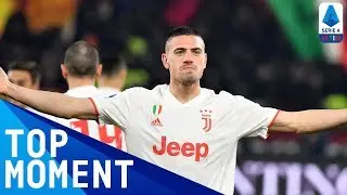 Merih Demirals First Juventus Goal! | Roma 1-2 Juventus | Top Moment | Serie A TIM