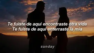 Reik - Te Fuiste de Aquí (Letra)