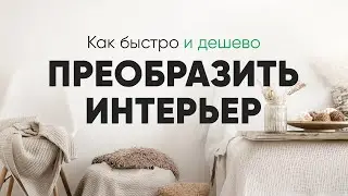 Меняем интерьер быстро и бюджетно: простые приемы для дизайна интерьера