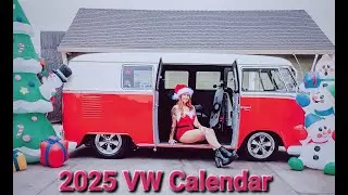 2025 VW Calendar December Month Photoshoot