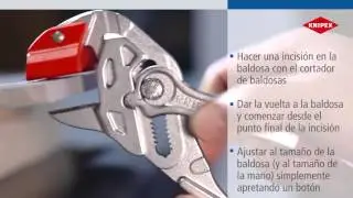 KNIPEX Tenaza corta-baldosas