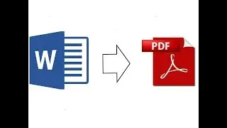 How to convert word file into pdf in MS word 2016